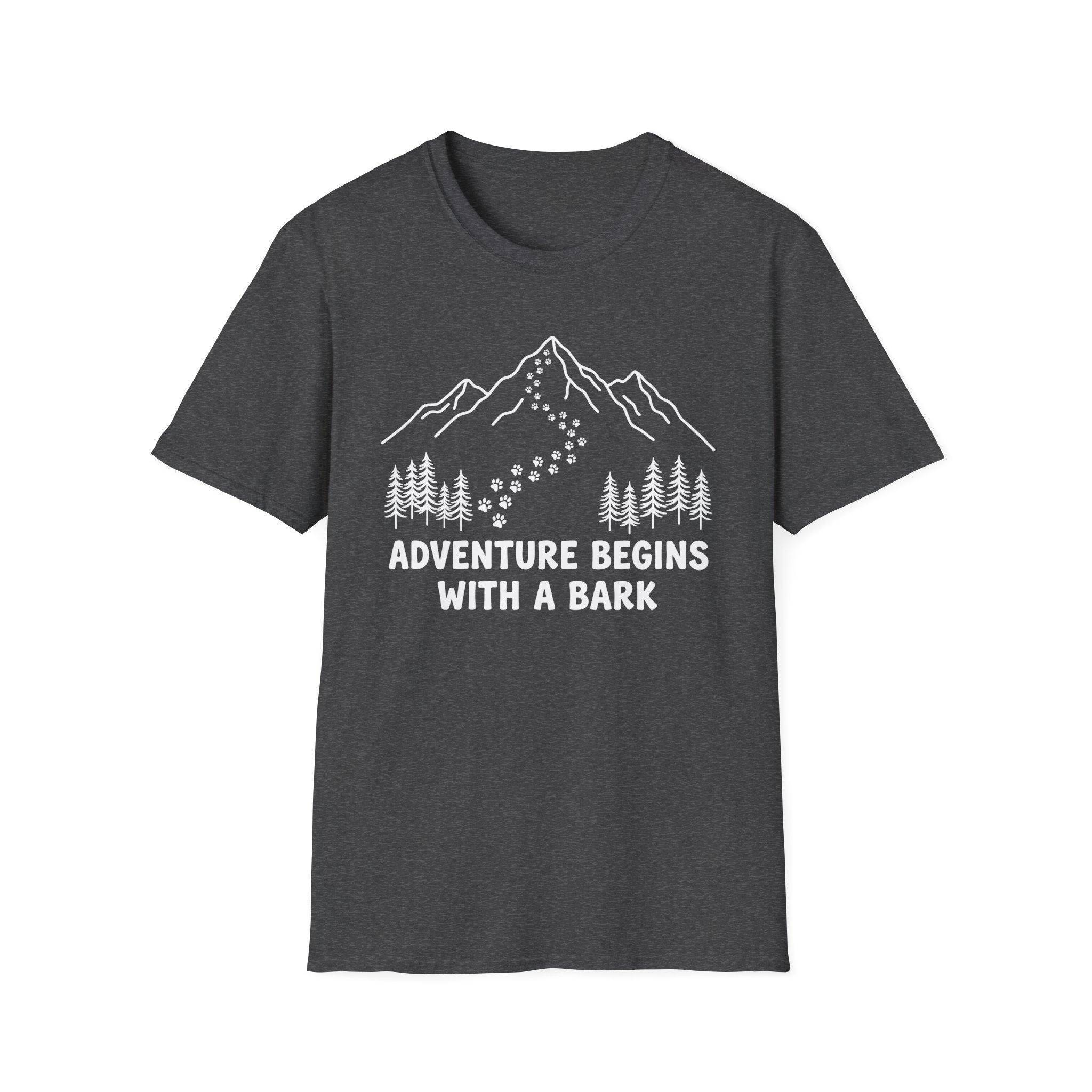 Adventure Begins With A Bark Graphic Tee
