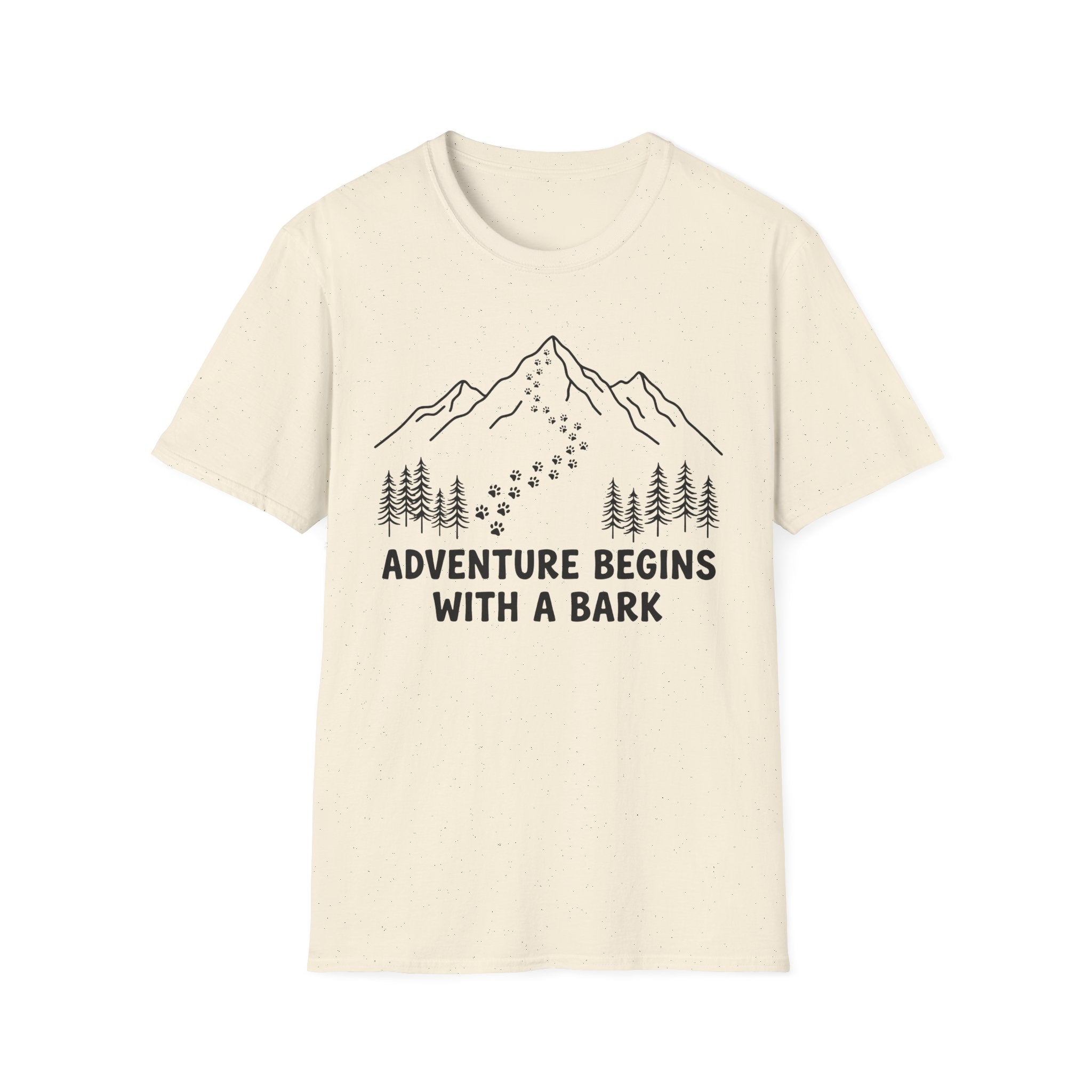 Adventure Begins With A Bark Graphic Tee