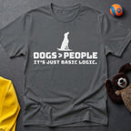 Dogs>People Silhouette T-shirt