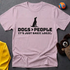 Dogs>People Silhouette T-shirt