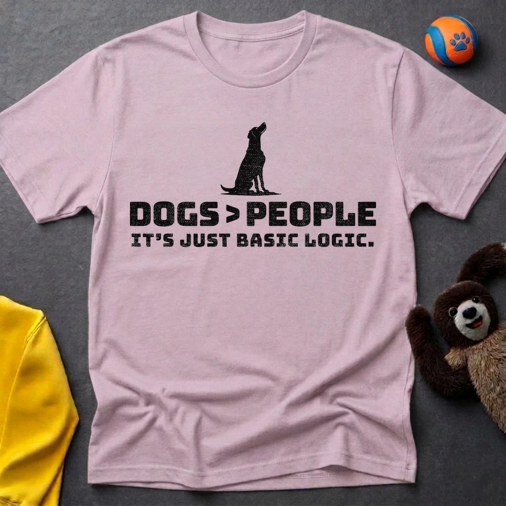 Dogs>People Silhouette T-shirt