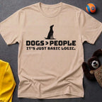 Dogs>People Silhouette T-shirt
