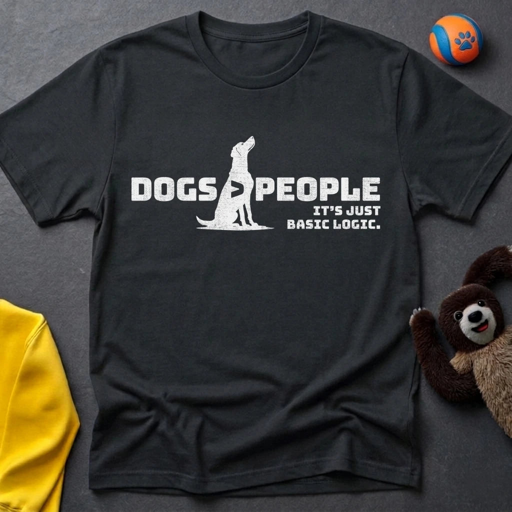 Dogs>People Silhouette II T-shirt
