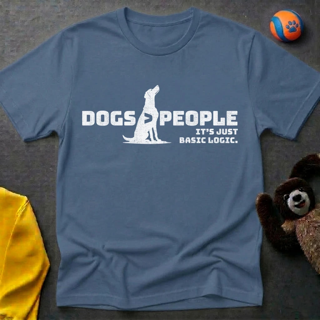 Dogs>People Silhouette II T-shirt