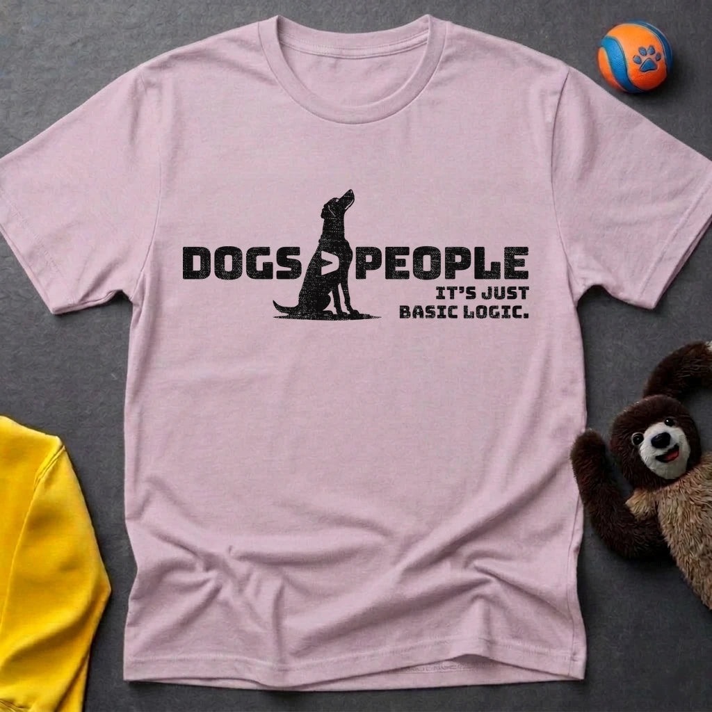 Dogs>People Silhouette II T-shirt