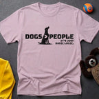 Dogs>People Silhouette II T-shirt