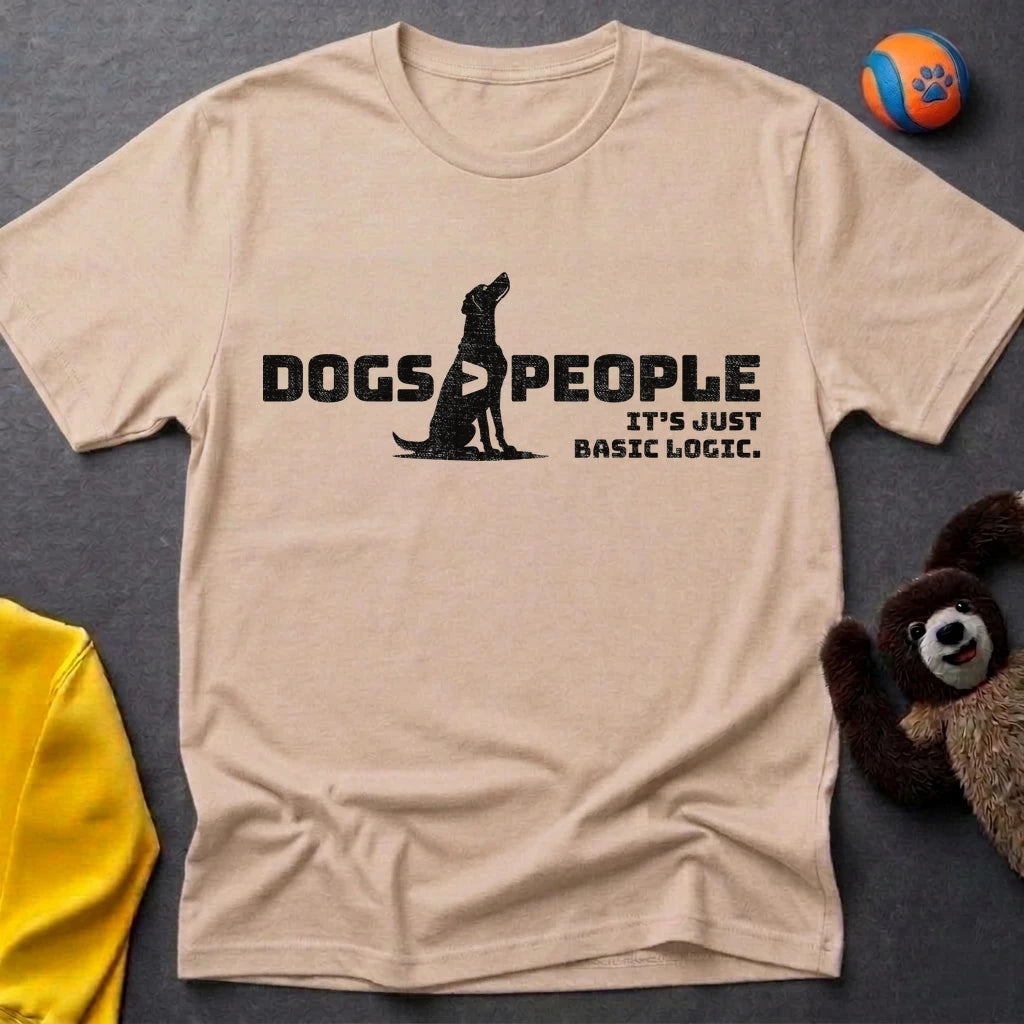 Dogs>People Silhouette II T-shirt
