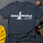 Dogs>People Silhouette II T-shirt