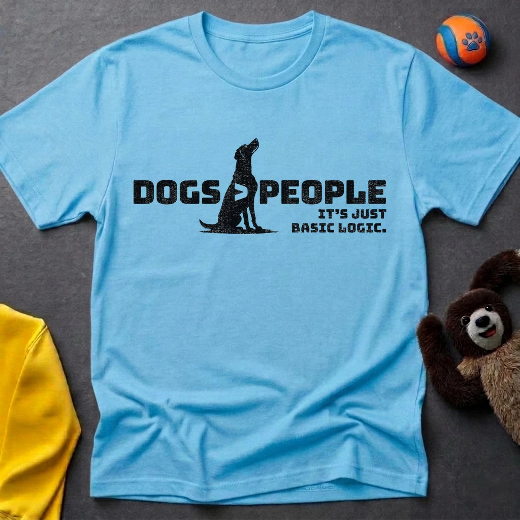 Dogs>People Silhouette II T-shirt