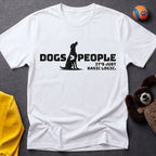 Dogs>People Silhouette II T-shirt