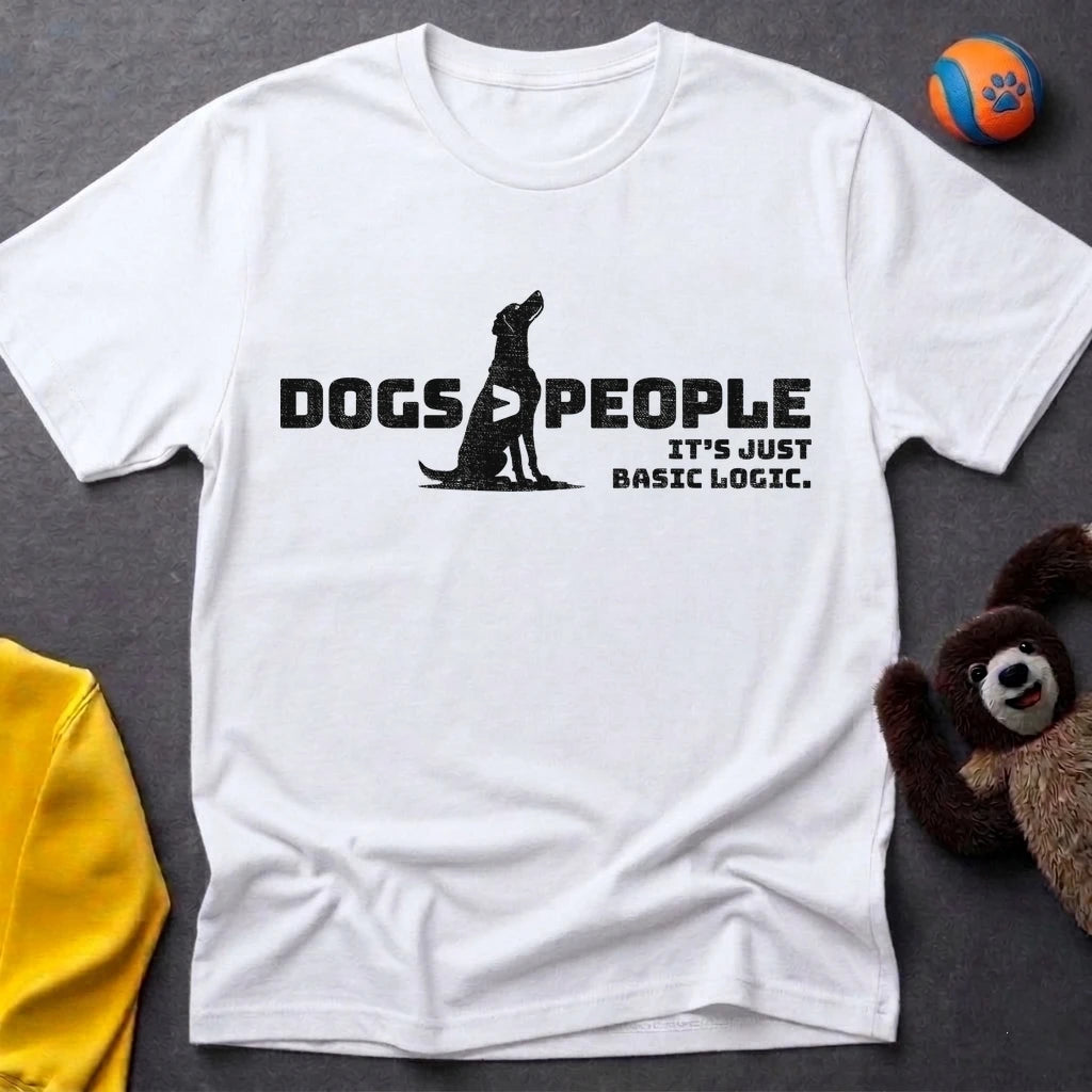 Dogs>People Silhouette II T-shirt