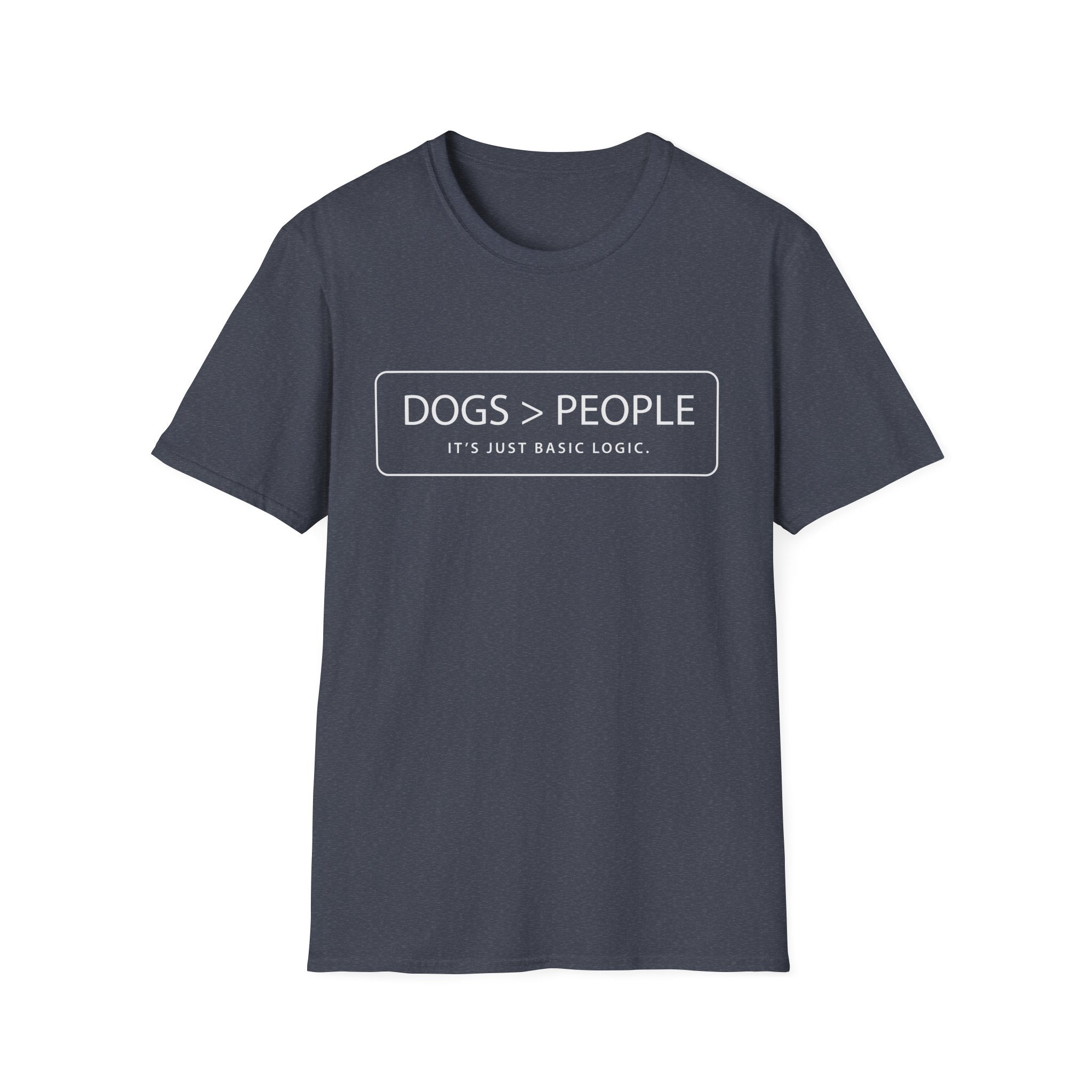 Dogs Over People Text Graphic Tee