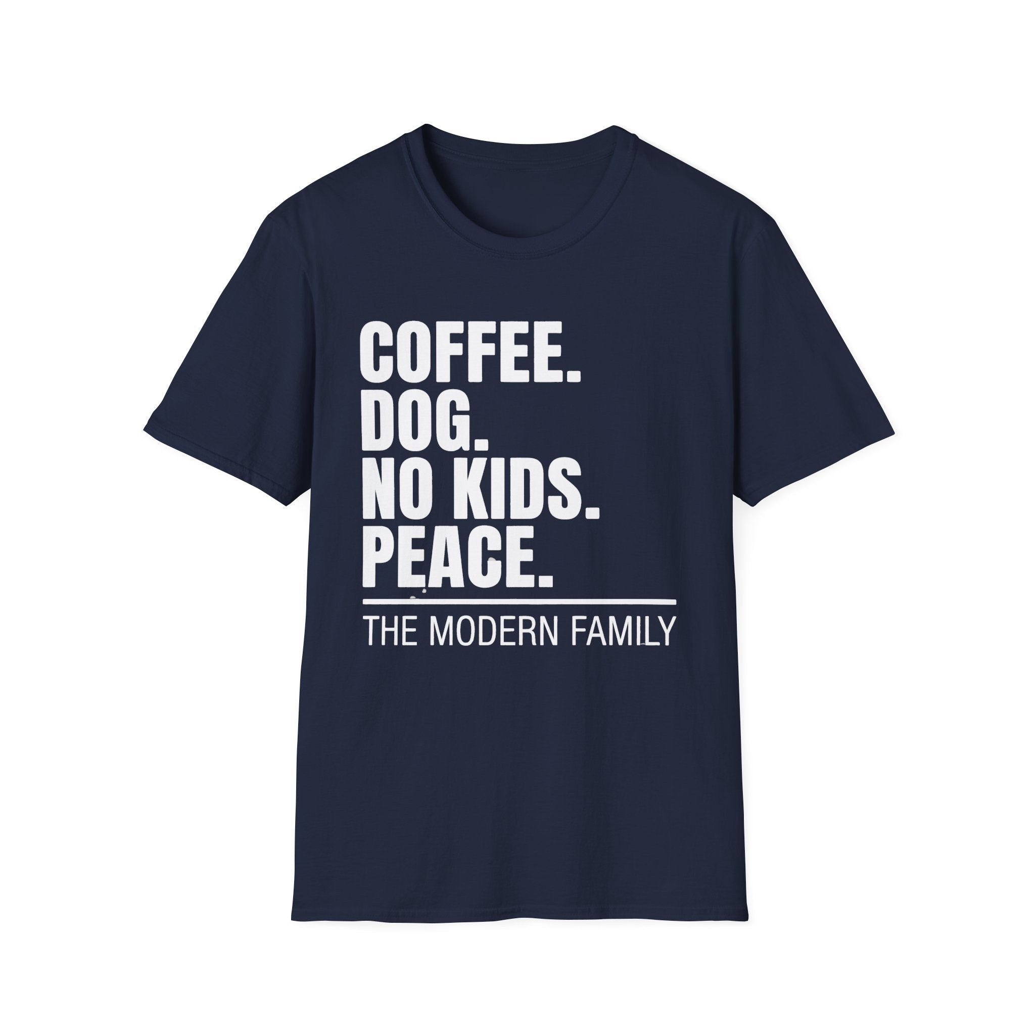 Coffee Dog No Kids Peace Graphic Tee