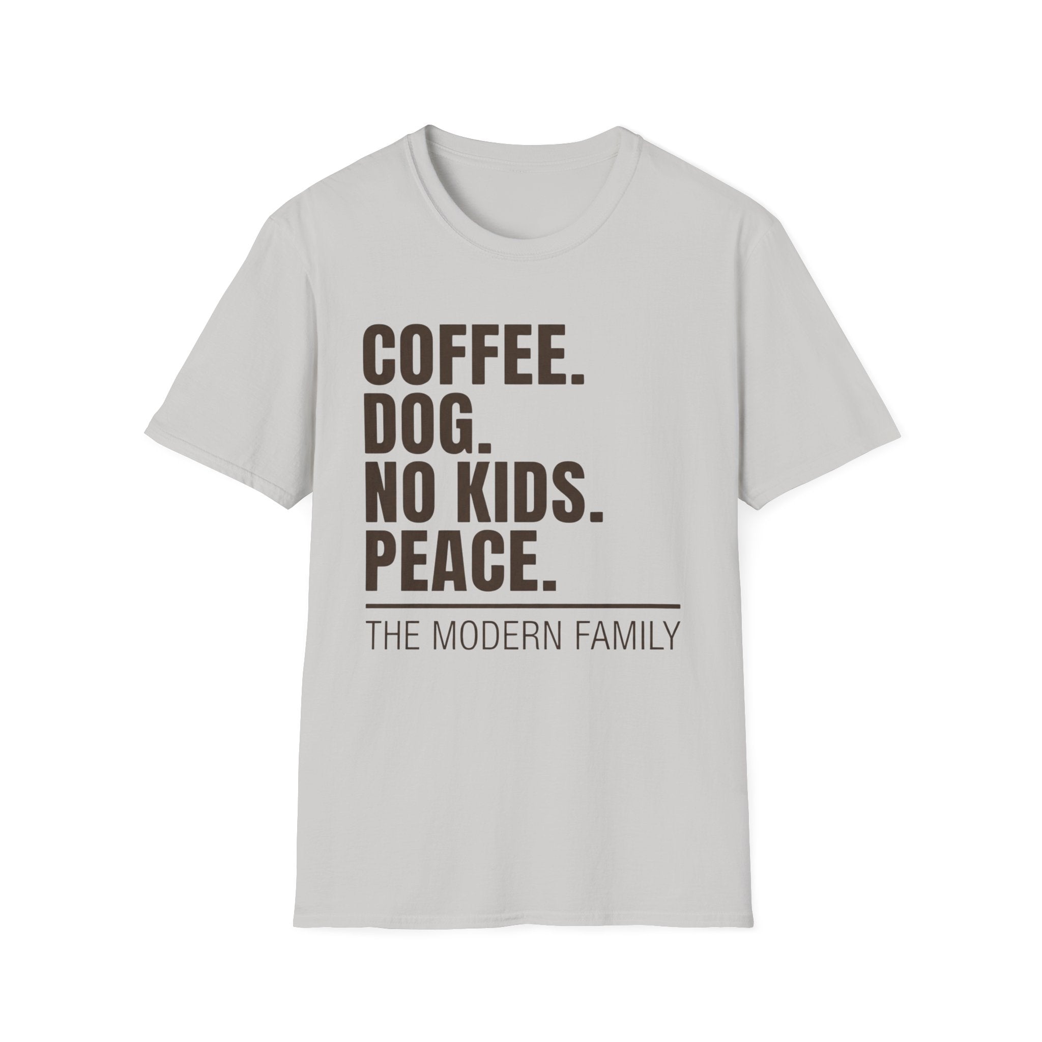 Coffee Dog No Kids Peace Graphic Tee