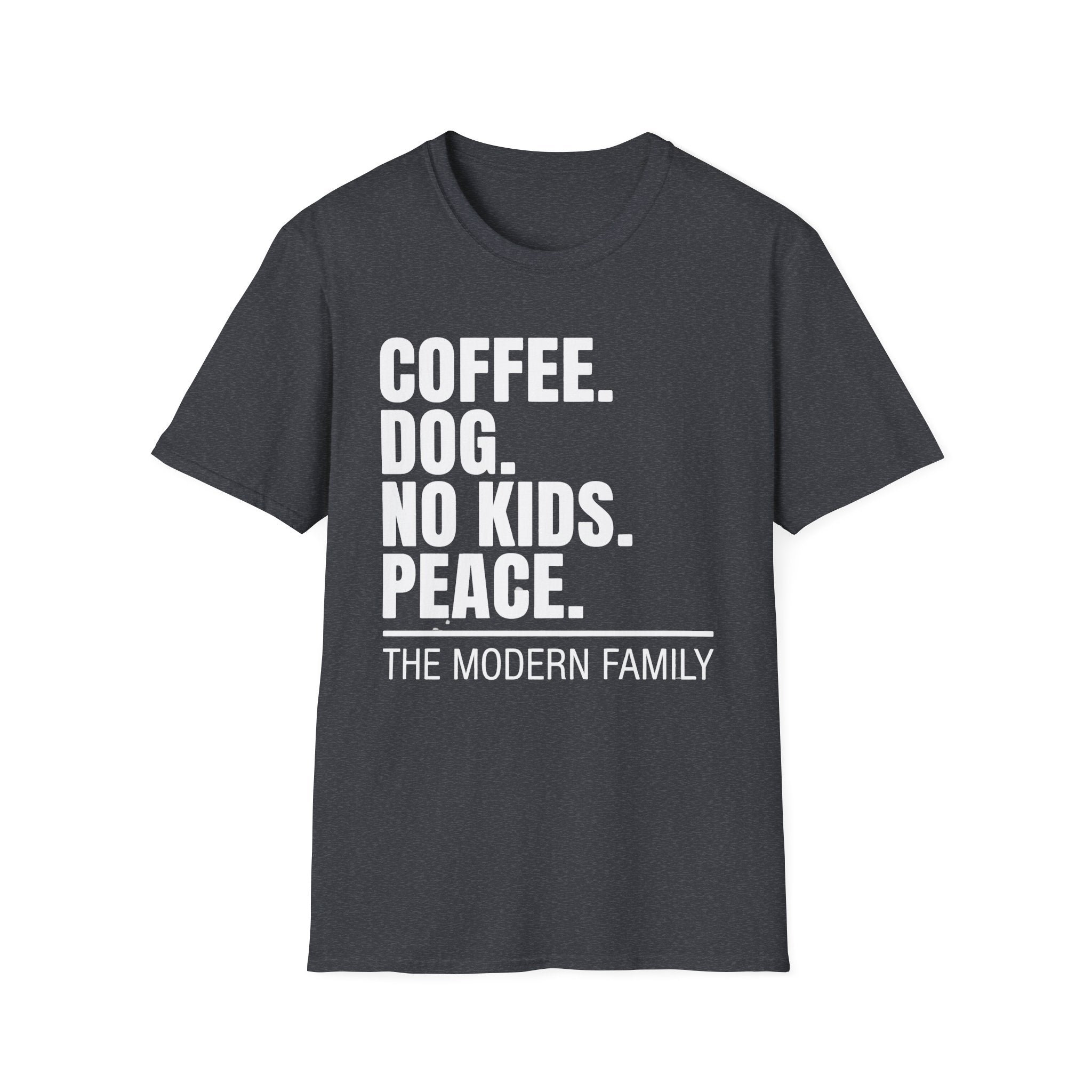 Coffee Dog No Kids Peace Graphic Tee