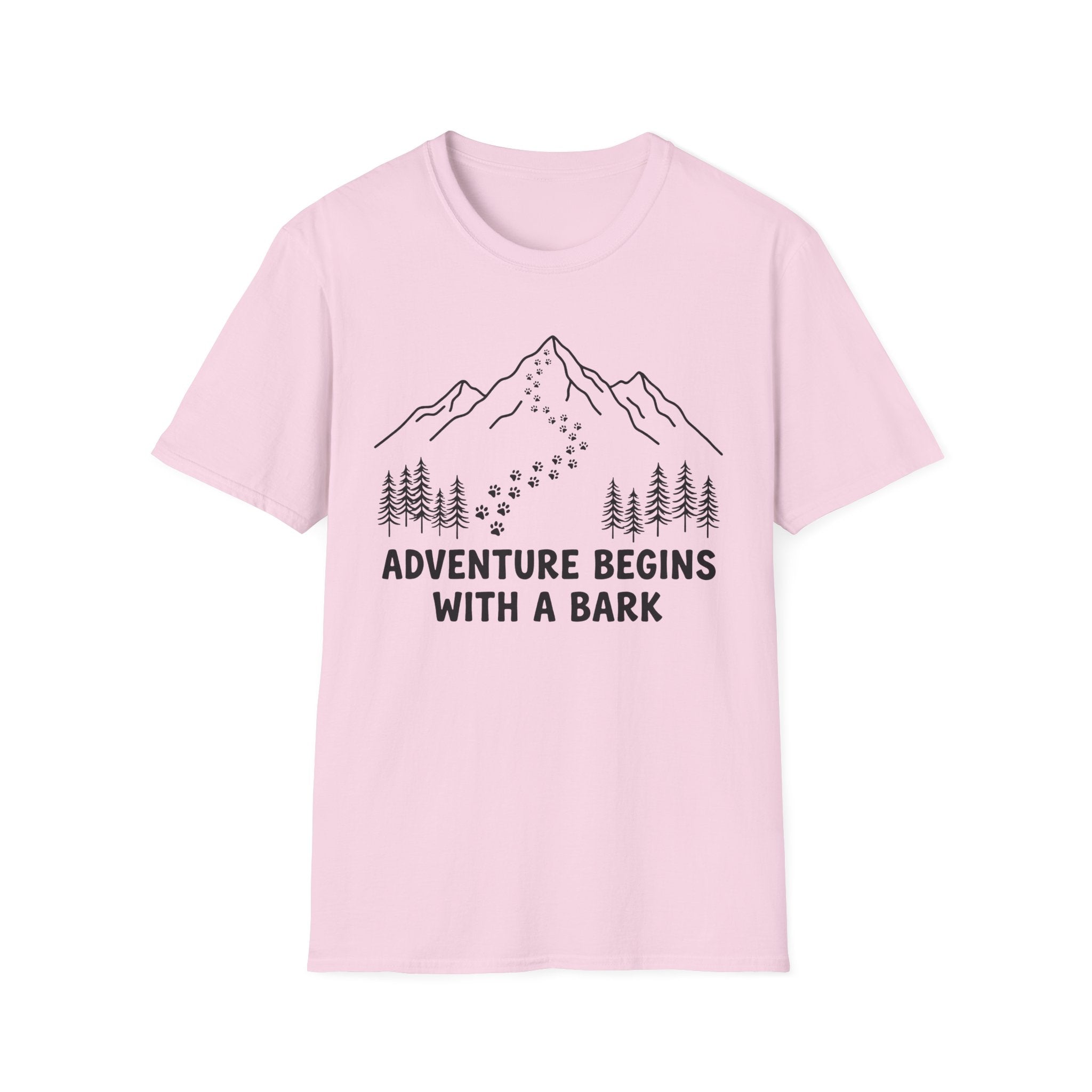 Adventure Begins With A Bark Graphic Tee