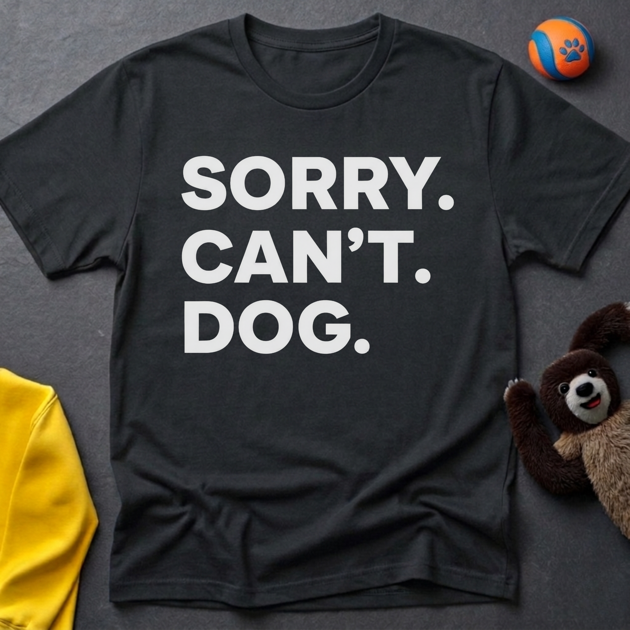 Sorry. Can't. Dog. T-Shirt