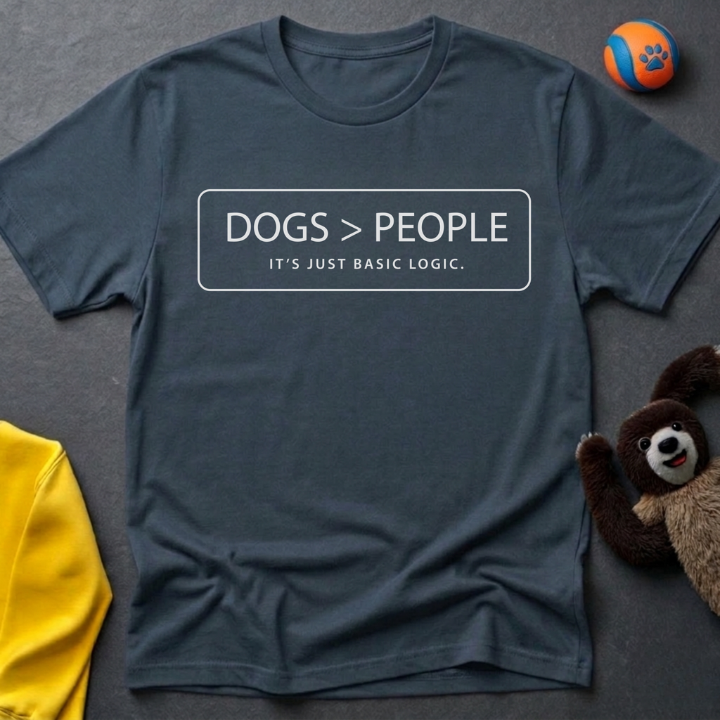 Dogs > People T-shirt