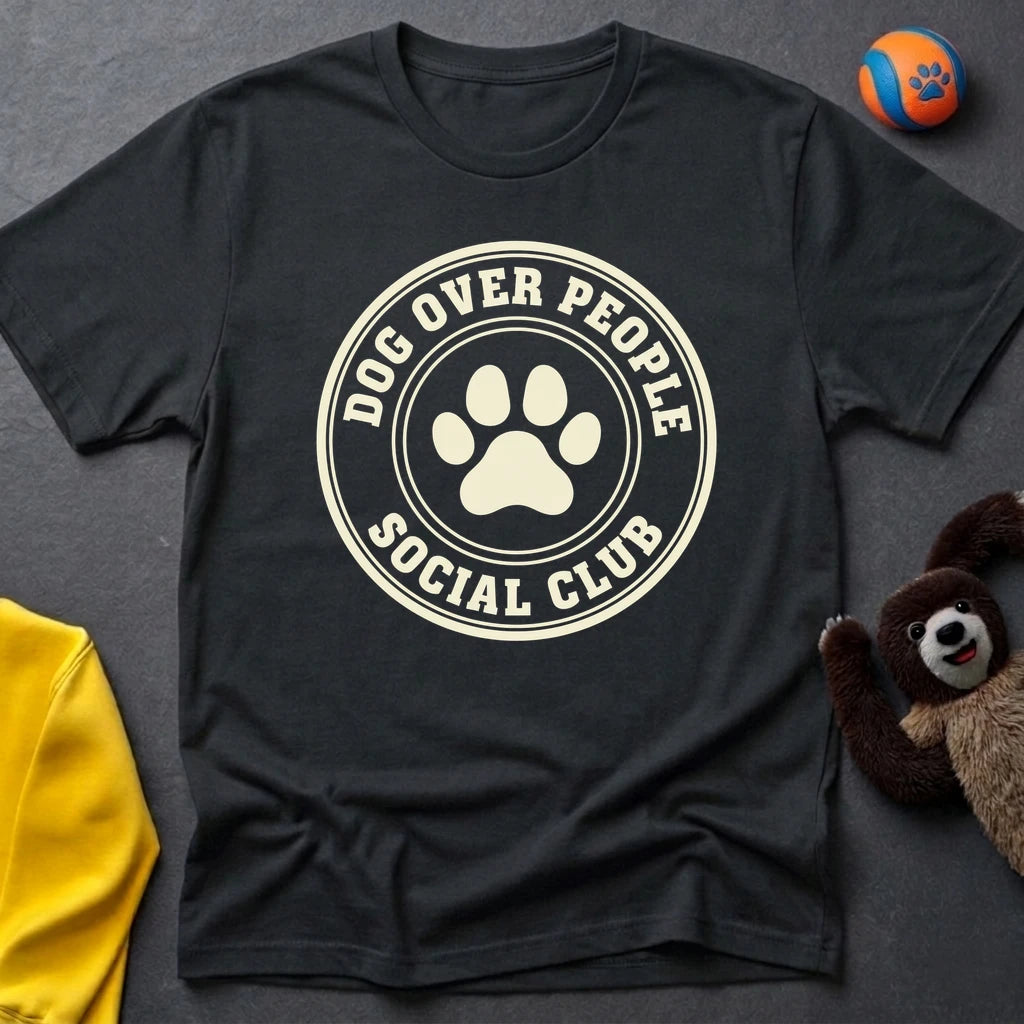 Dog Over People Social Club T-Shirt