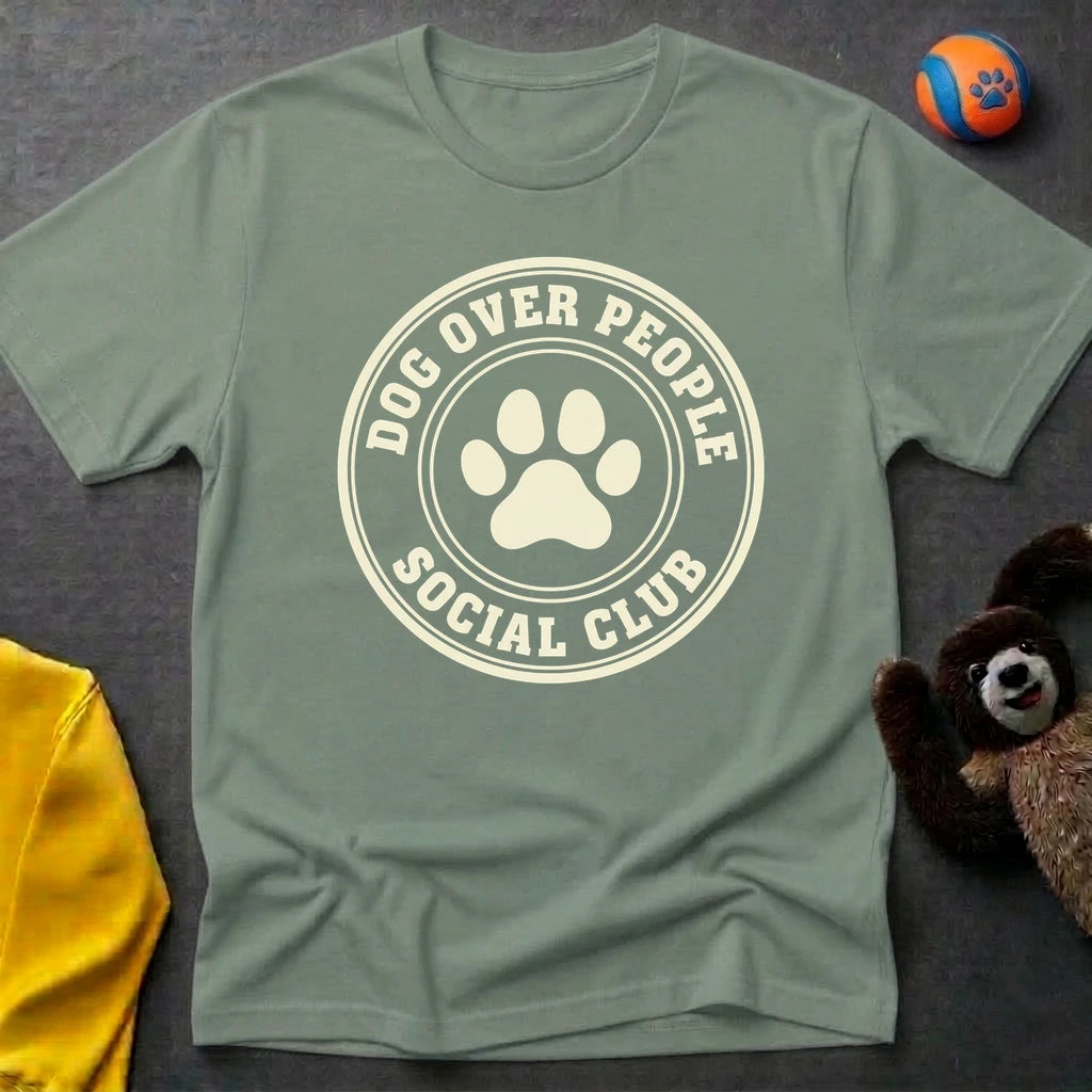 Dog Over People Social Club T-Shirt
