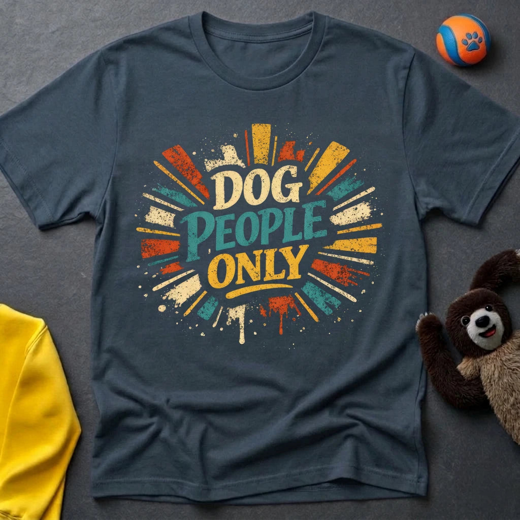 Dog People Only Graffiti T-Shirt
