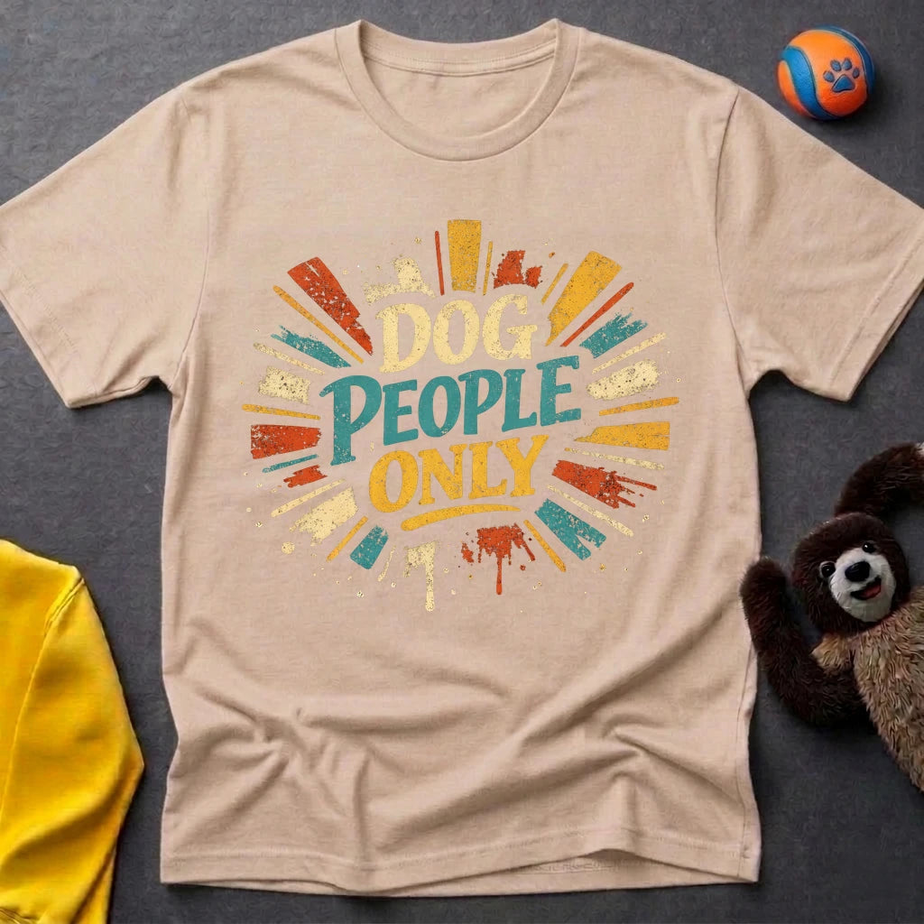 Dog People Only Graffiti T-Shirt