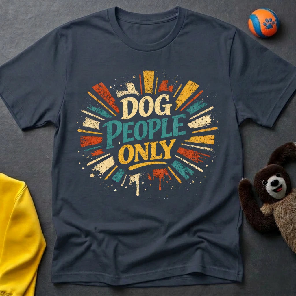 Dog People Only Graffiti T-Shirt