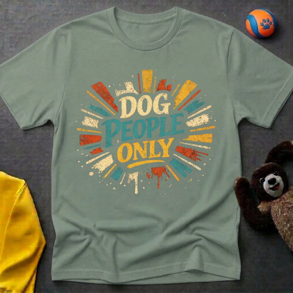 Dog People Only Graffiti T-Shirt