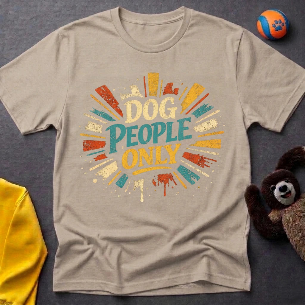 Dog People Only Graffiti T-Shirt