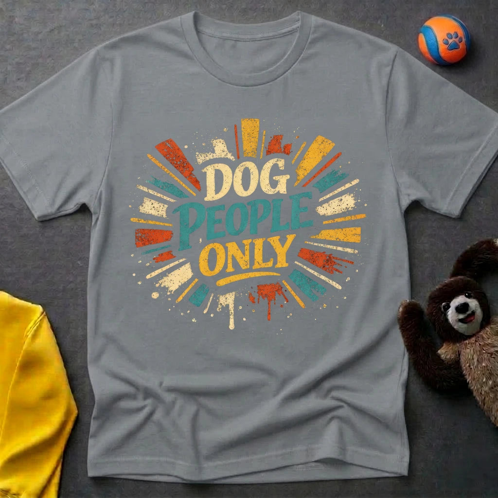 Dog People Only Graffiti T-Shirt