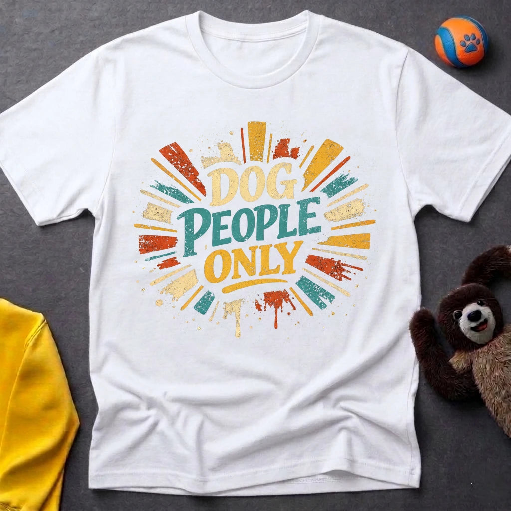 Dog People Only Graffiti T-Shirt
