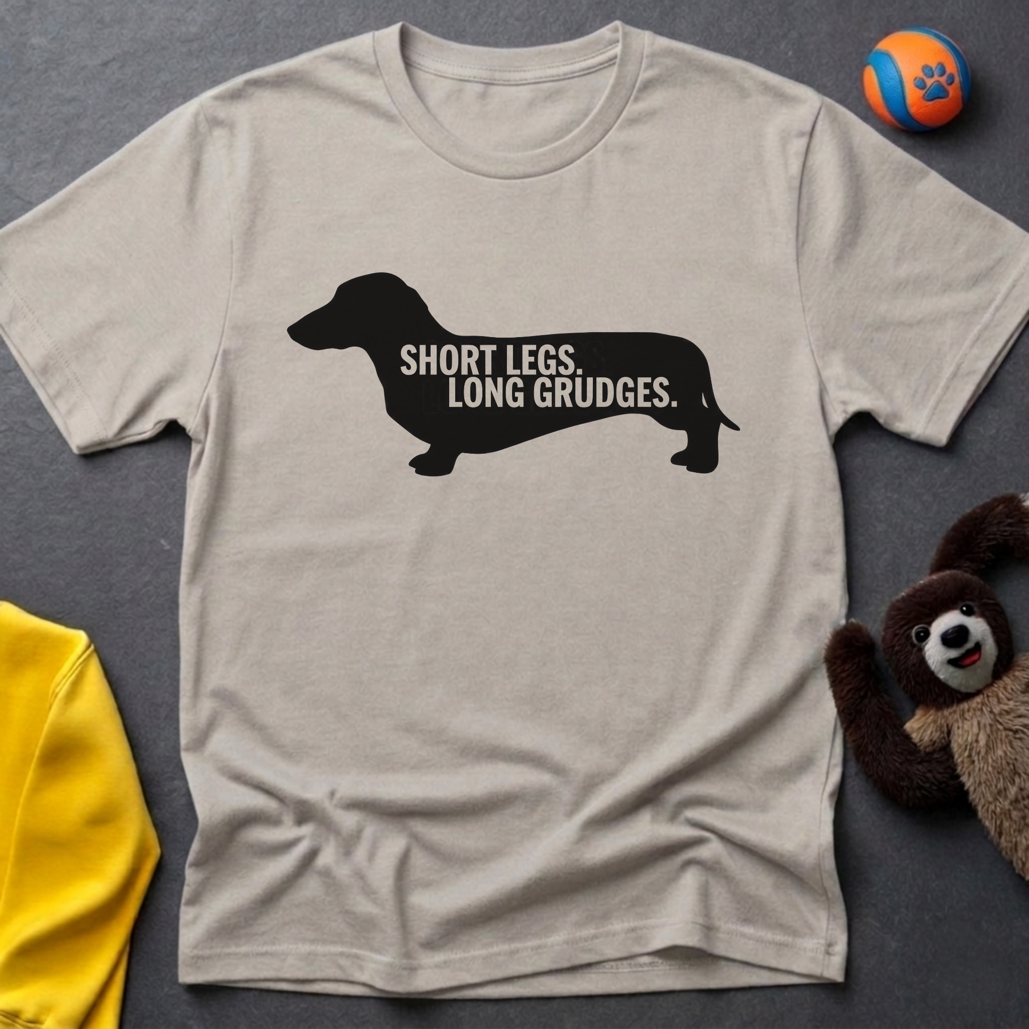 Short Legs. Long Grudges Silohuette T-shirt