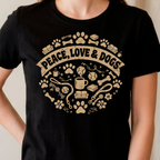 Peace, Love & Dogs - Cozy Set T-shirt