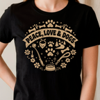 Peace, Love & Dogs - Outdoor Set T-shirt