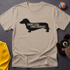 Short Legs. Long Grudges Silohuette T-shirt
