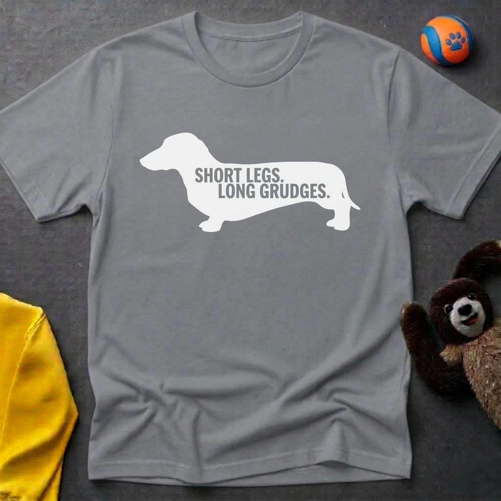 Short Legs. Long Grudges Silohuette T-shirt