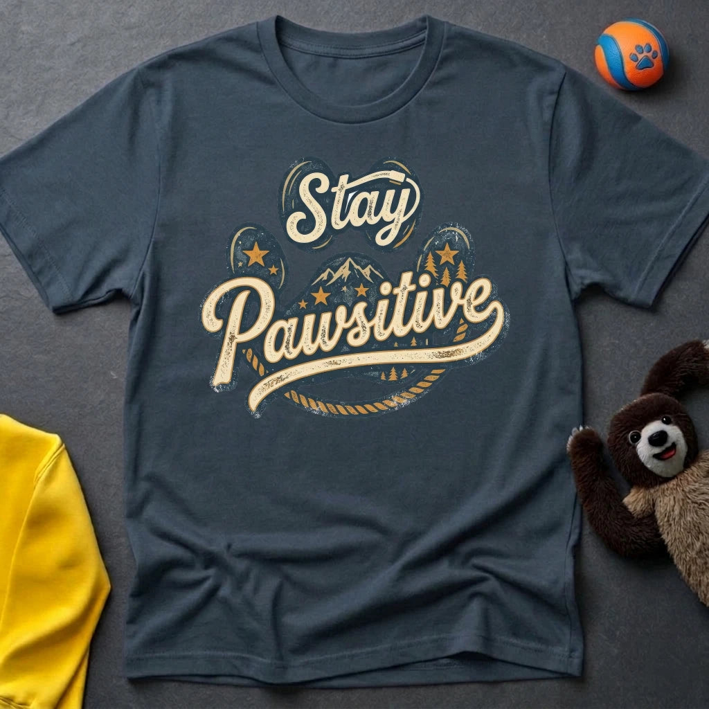 Stay Pawsitive T-Shirt