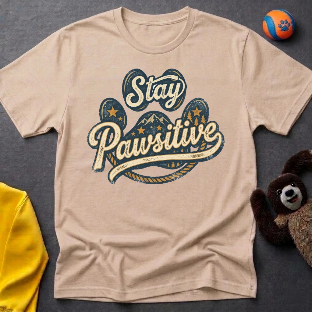 Stay Pawsitive T-Shirt