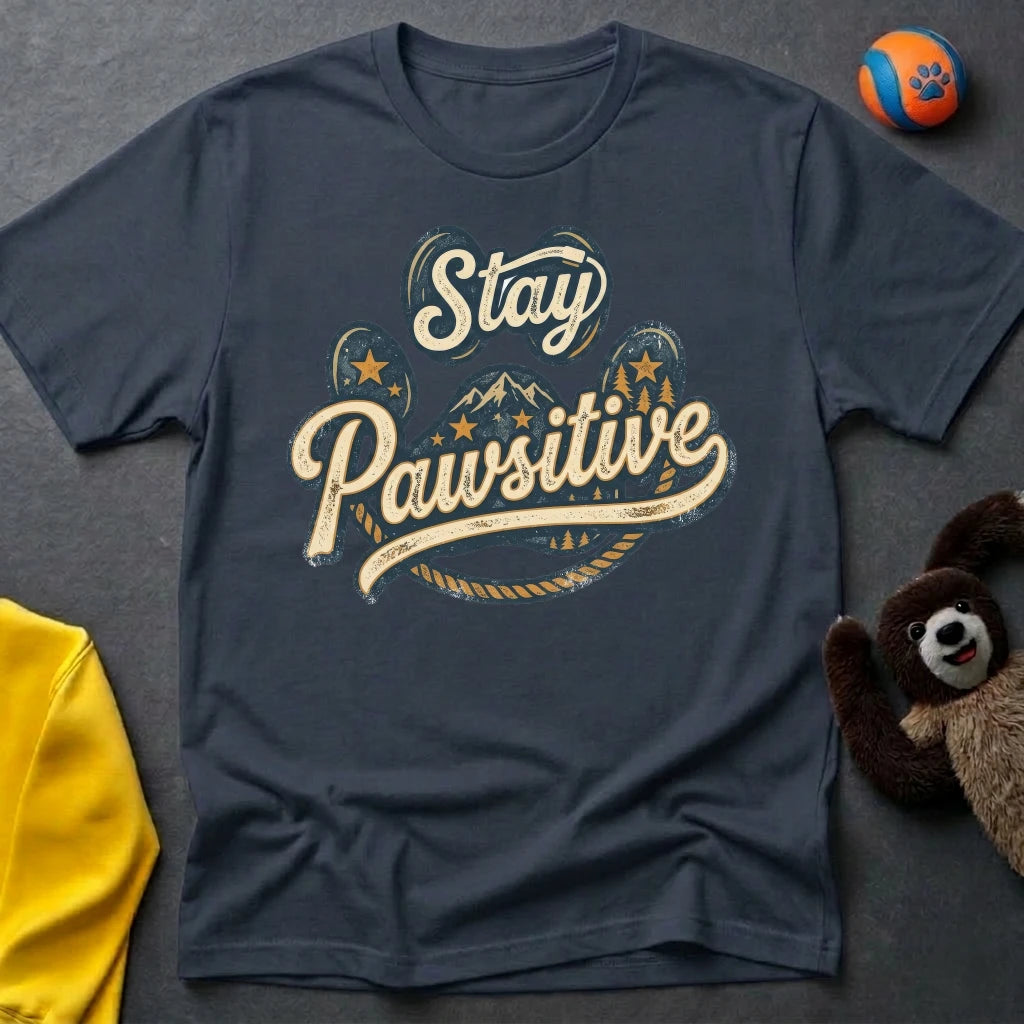 Stay Pawsitive T-Shirt