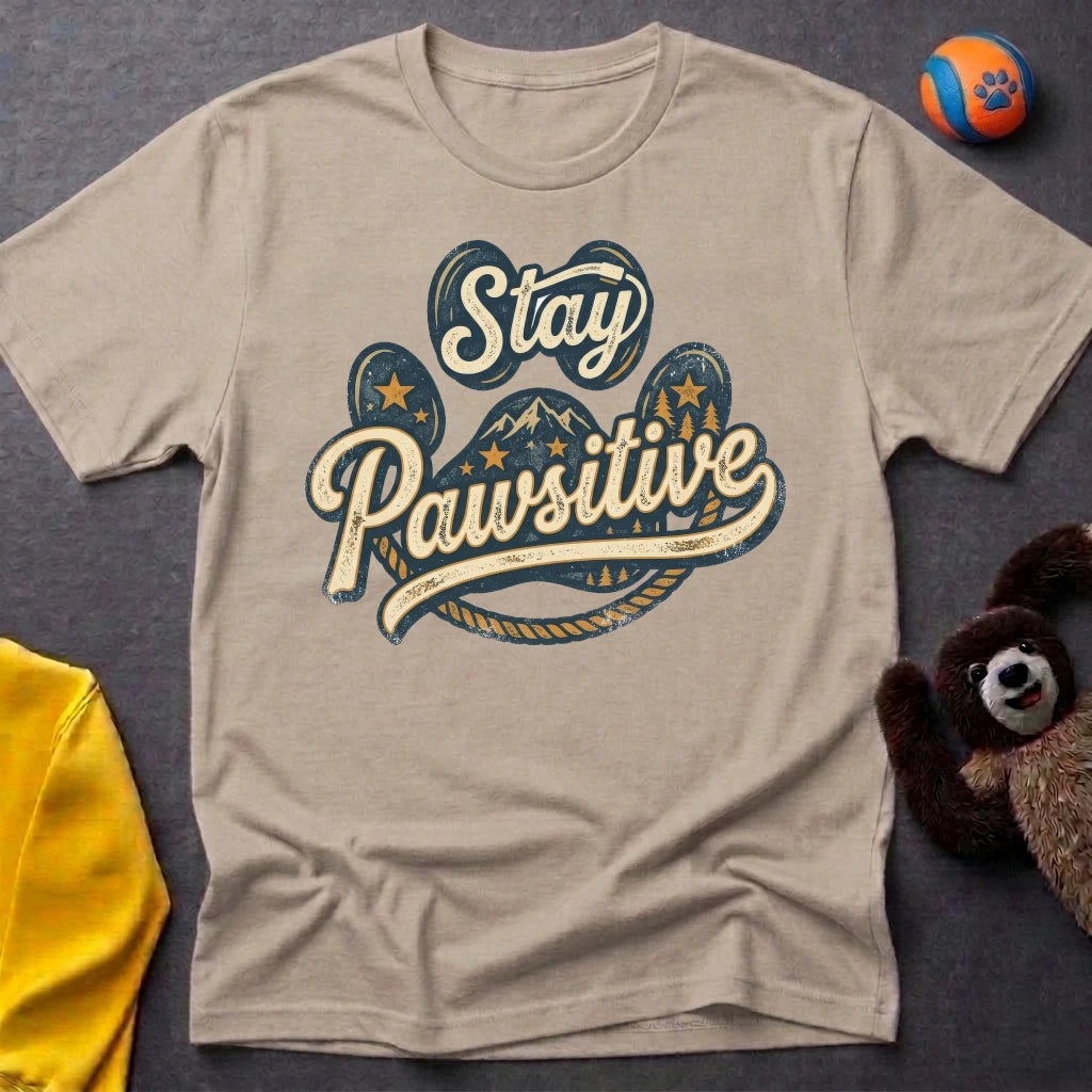 Stay Pawsitive T-Shirt